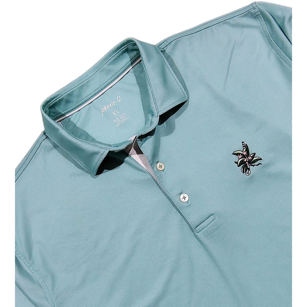 Johnnie-O Polo Shirt Laurel Valley Size XL Golf Club Men's Size Blue Performance